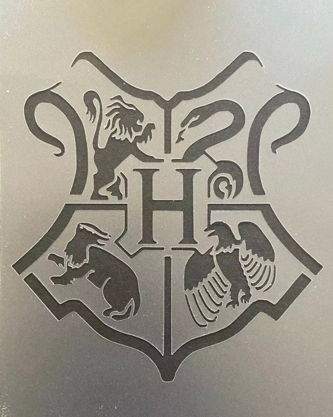Hogwarts ispirato stencil vector file svg download | Etsy