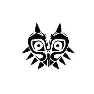 Legend of Zelda SVG Majora's Mask Zelda svg PNG EPS + jpg + pdf Cricut Silhouette cut file Bundel voor t-shirts stickers gesneden etc