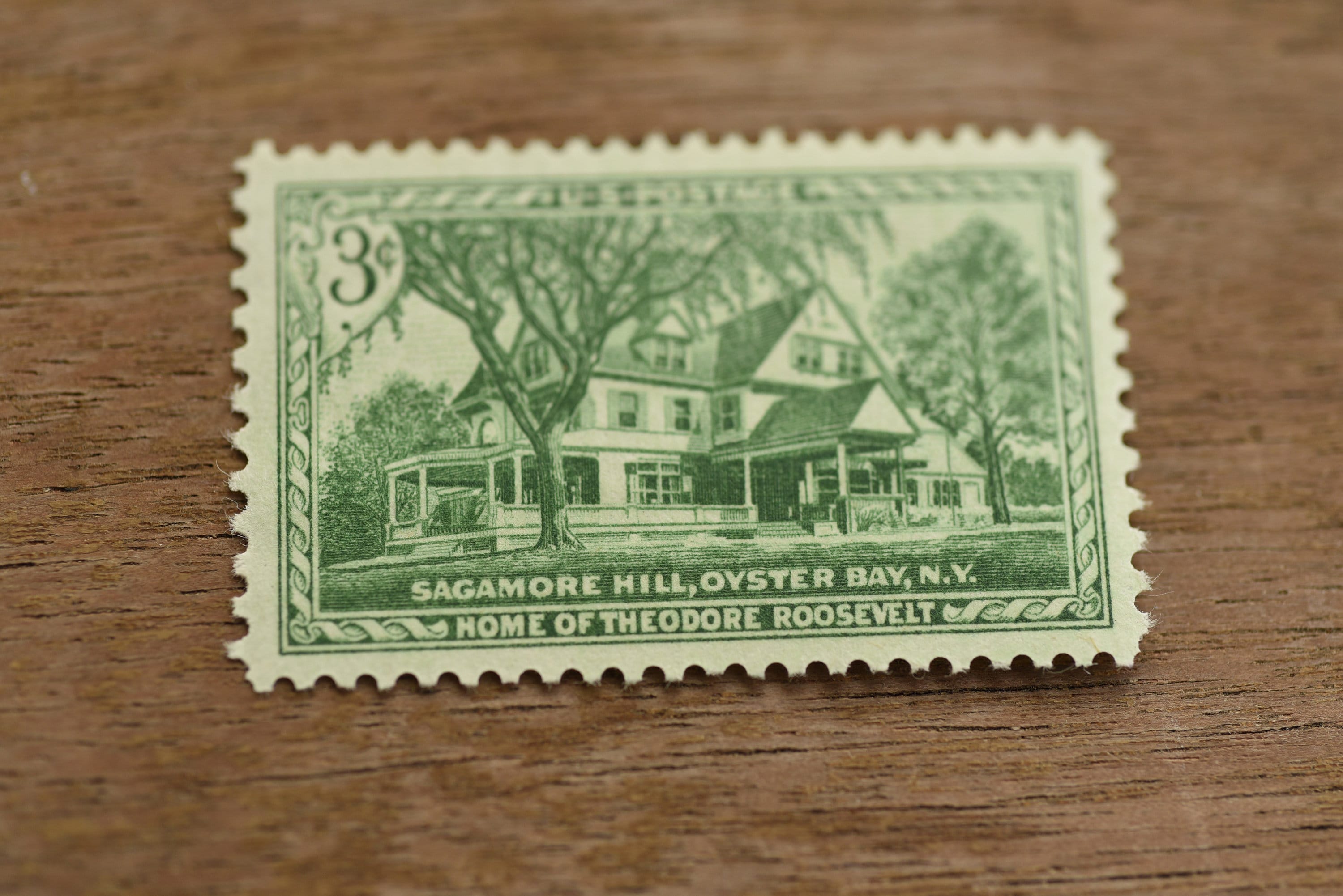 10 UNUSED Sagamore Hill Postage Stamps // UNUSED // 3 Cent Etsy