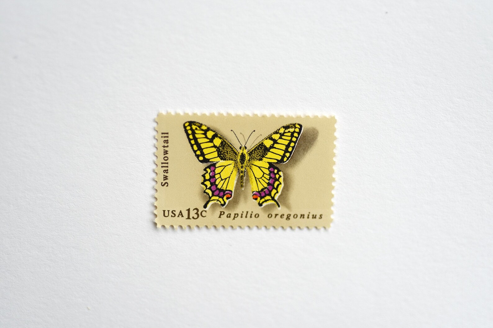 10 Swallowtail Butterfly Vintage Stamps // UNUSED // 13 Cent Etsy
