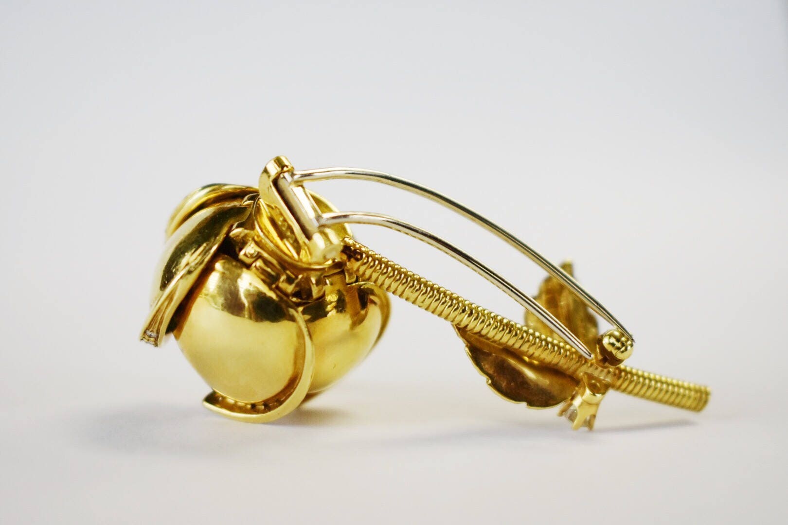 Rare Hammerman Brothers 18K Gold Natural Diamond French