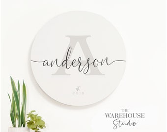 Personalized Gifts | Wooden Name Sign | with Last Name | Established Sign | Last Name Wood Sign | Family Name Sign Wood | Custom Family Sign