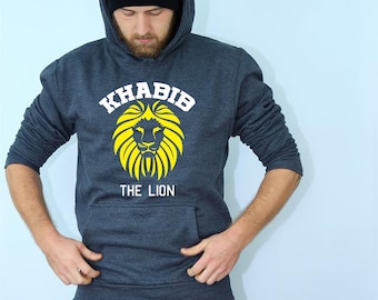 Khabib The Lion Sweatshirt MMA Martial Arts Gym Boxing Training Jumper Mens Gift