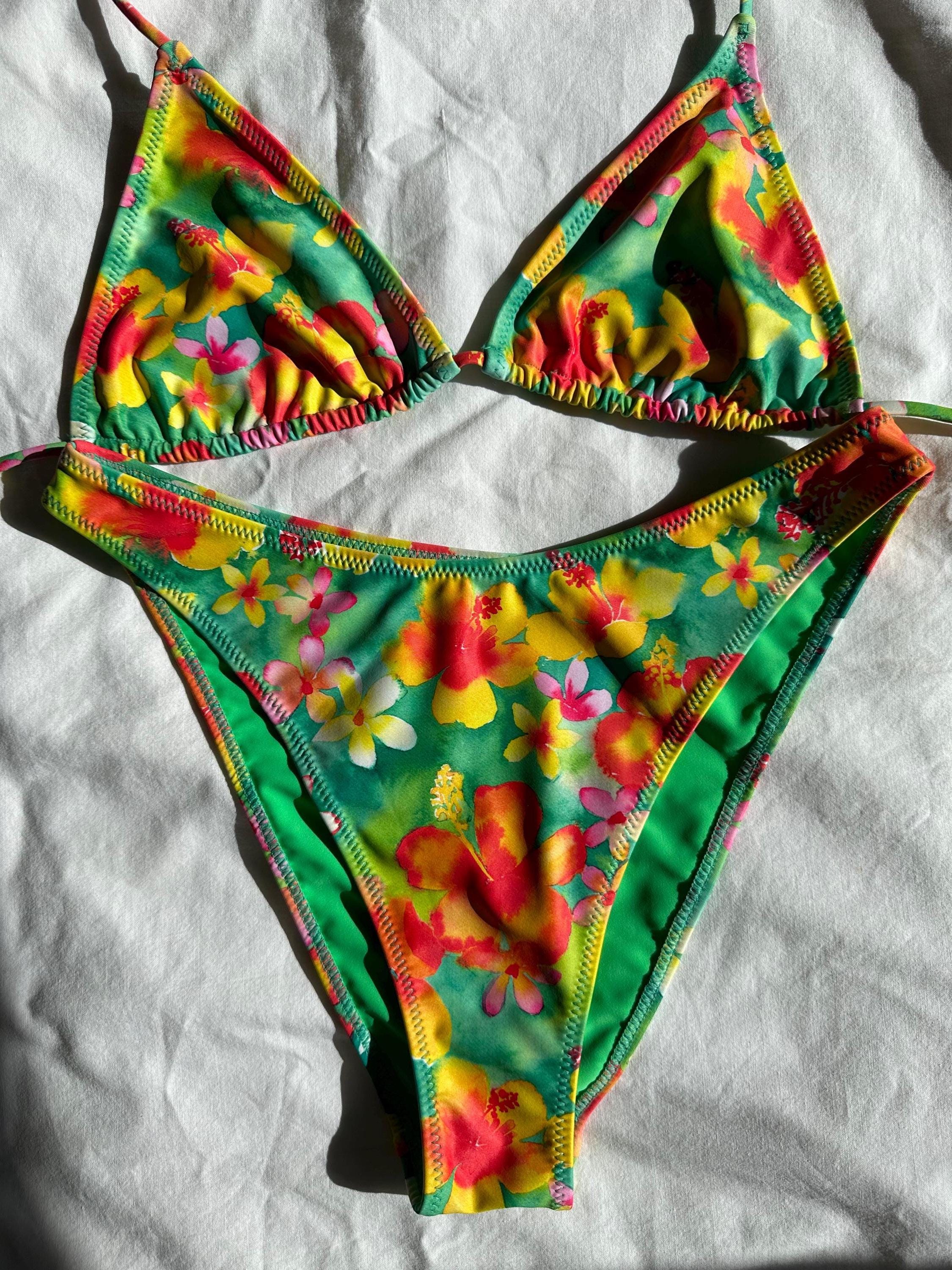 Heavy Manners レトロビキニ 水着 上下セット Heavy manners bikini - Etsy 日本