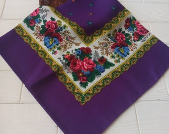Ukrainian shawl, Ukrainian Scarf, Traditional scarf ukraine platok, Pray of Ukraine,Stay with Ukraine, Ethnic Ukrainian shawl,Vintage shawl