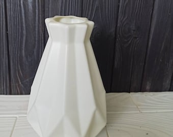 Vase für getrocknete Blumen, Vasen für Pampasgras, nordische Vase, geometrische Keramik Imitat Vase, Blumenvase Dekor Geschenk