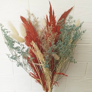 Buquê seco, flor seca natural, buquê rústico, buquê de terracota, buquê de casamento seco, decoração de pampas de casamento, pampas, buquê de pampas