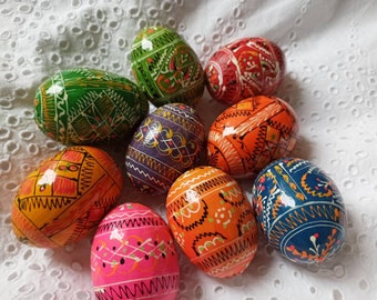Handbemaltes Ei, Holzostereier Ukrainisch Pysanky Ostergeschenk UKRAINE traditionelle Pysanka Eier für ein Dekor original Ostereier