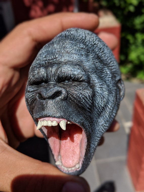 リアルなゴリラの冷蔵庫マグネット - Etsy 日本