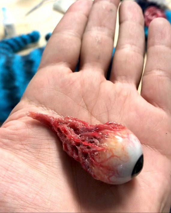 Popped Out Eyeball / Realistic Eyeball / Lifesize - Etsy