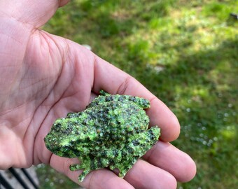 海外コレクター向き明治時代〜昭和戦前期頃蛙苔むした全長２３センチ重さ５キロ飾置物 il_340x270.3051025518_7bzq.jpg