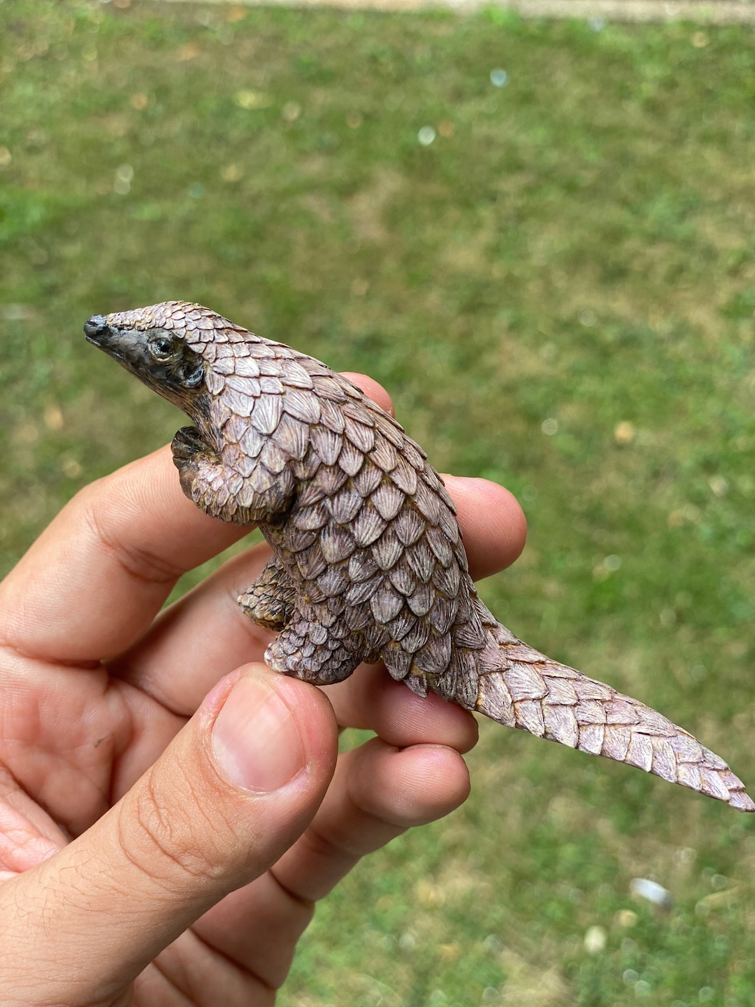 リアルな色の立ち姿のセンザンコウの置物 高さ5 cm、長さ11 cm - Etsy 日本