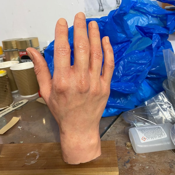 Realistic human hand - right hand / lifesize