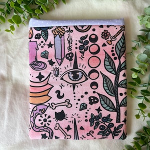 Crystals | Whitchy Print | Book Sleeve | Kindle Sleeve | Protective Pouch