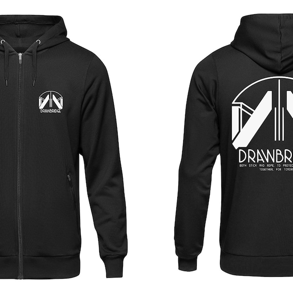 Death Stranding 2 DRAWBRIDGE zip-up hoodie