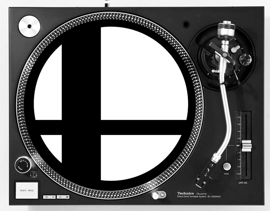 Super Smash Bros Vinyl Slipmat Etsy
