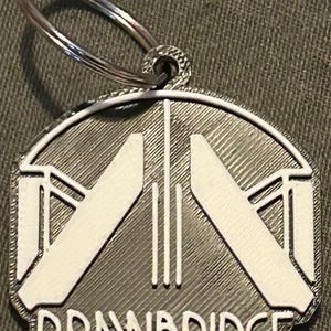 Death Stranding 2 DRAWBRIDGES Keychain