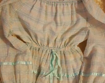 pale orange dress