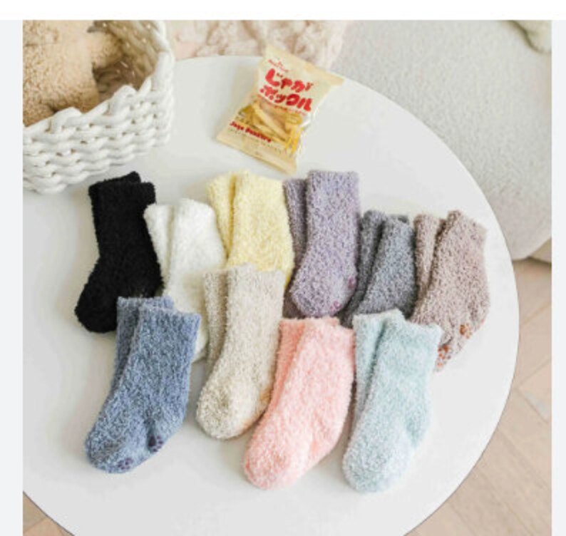 Soft Knitted Socks 3 to 4 Year Olds Etsy