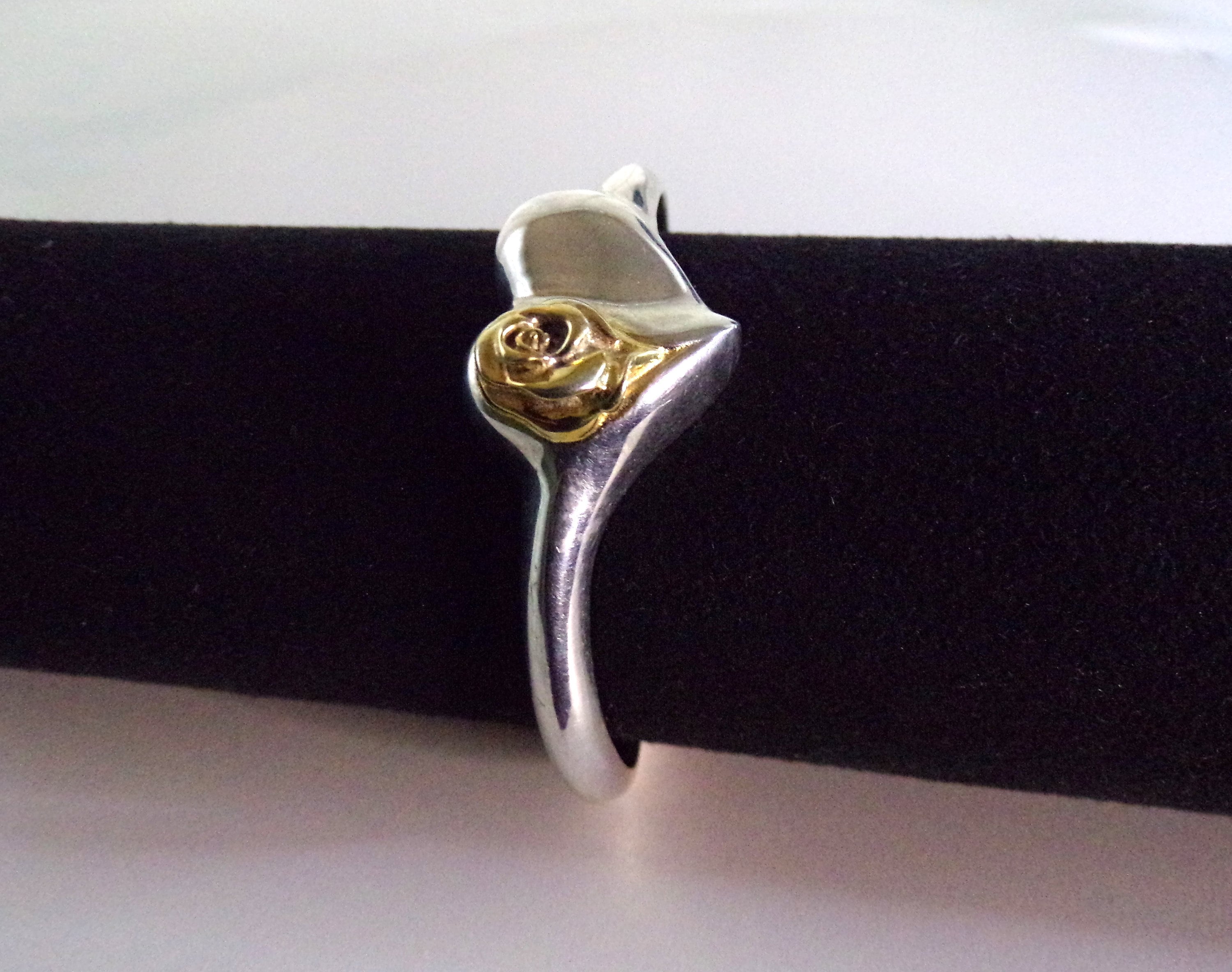 Working 90s Gorham Heart Watch - Sterling Silver Band Gorham Silver Heart - Etsy main image 3