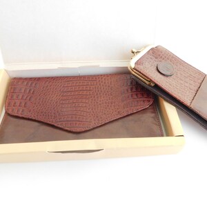 Vintage Cuero Wallet Set Gilioli T11
