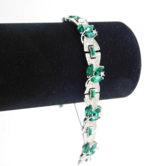 Crown Trifari Bracelet, Rare Crown Trifari Bracel… - image 1