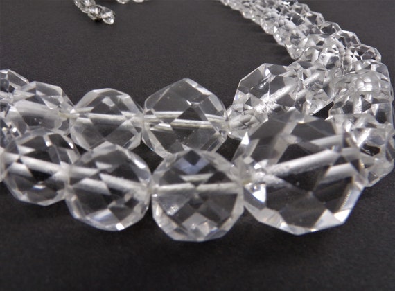 NU1SS25 Oval Cut Rock Crystal Necklace main image 0