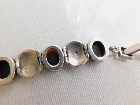 Sterling Silver Marcasite Link Bracelet   T14 View 3