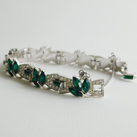 Crown Trifari Bracelet, Rare Crown Trifari Bracel… - image 4