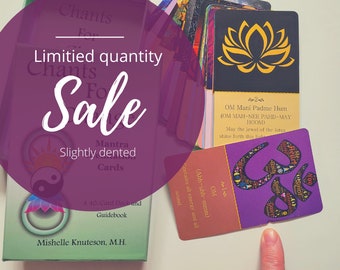 Chants For Change Sanskrit Mantra Oracle deck ~  CLEARANCE slightly dented deck