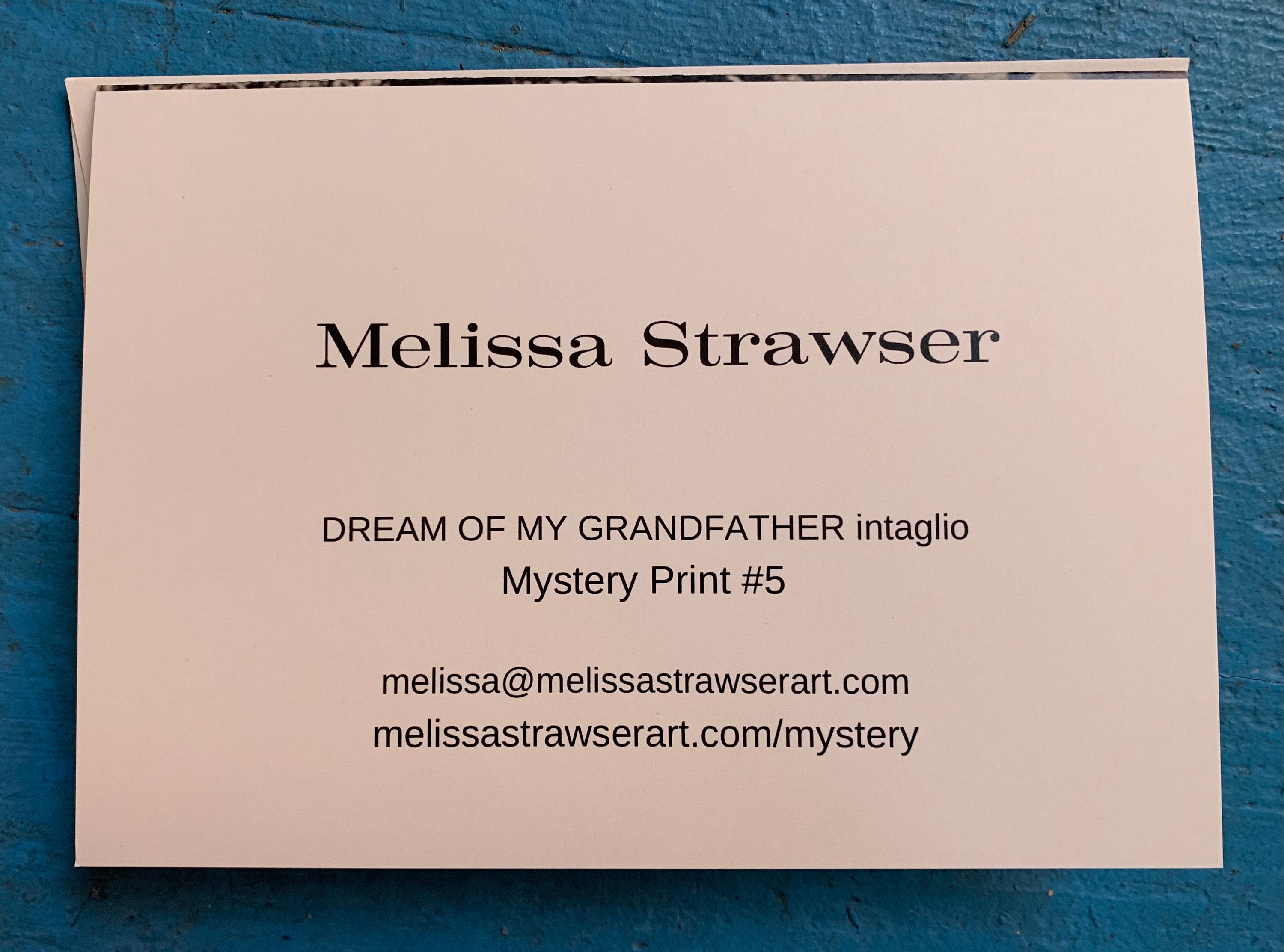 8 ART CARDS melissa Strawser Dream of My Grandfather Etsy
