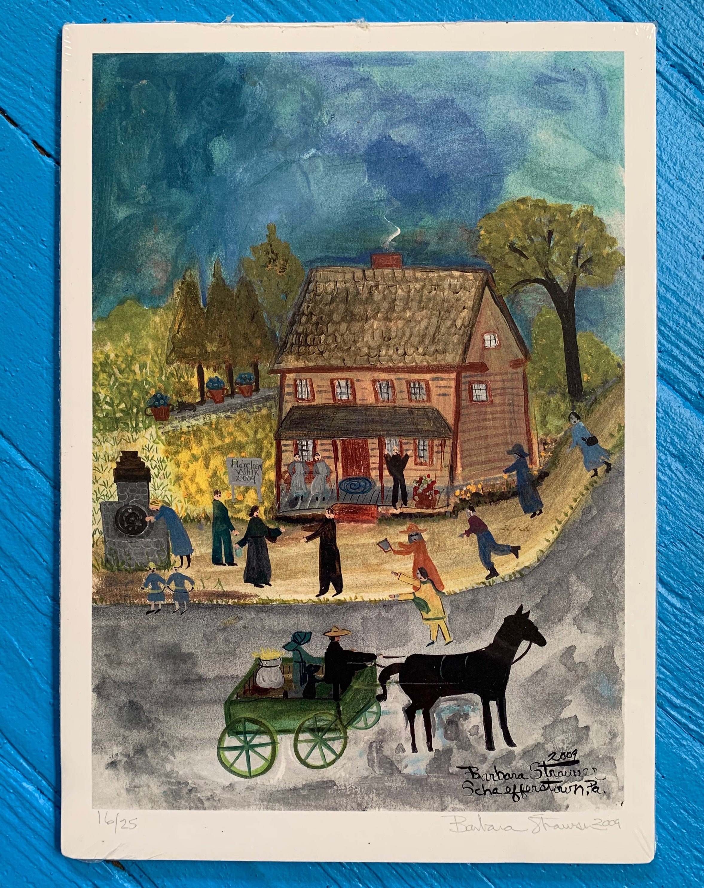 Giclee PRINTS Barbara Strawser Folk Artist of Schaefferstown Etsy