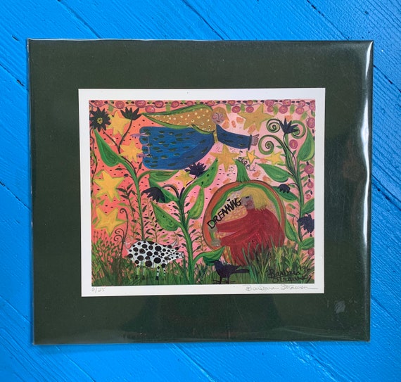 PRINT Barbara Strawser Folk Artist of Schaefferstown Etsy