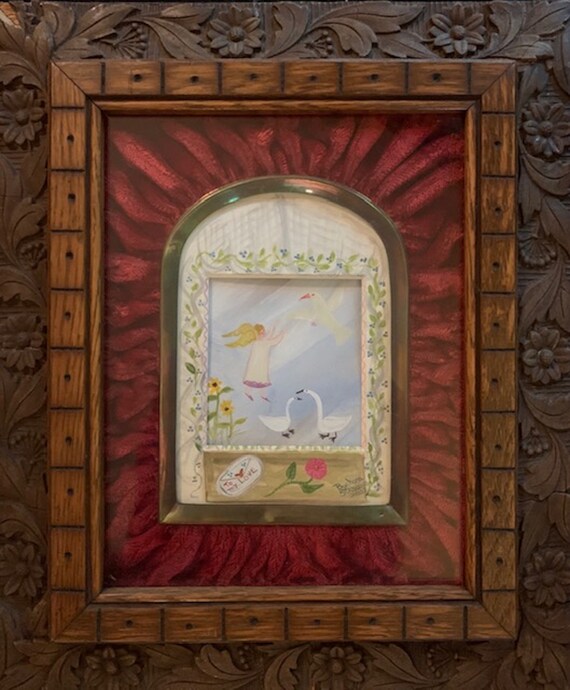 Pennsylvania Folk Art Barbara Strawser Original Painting & Etsy