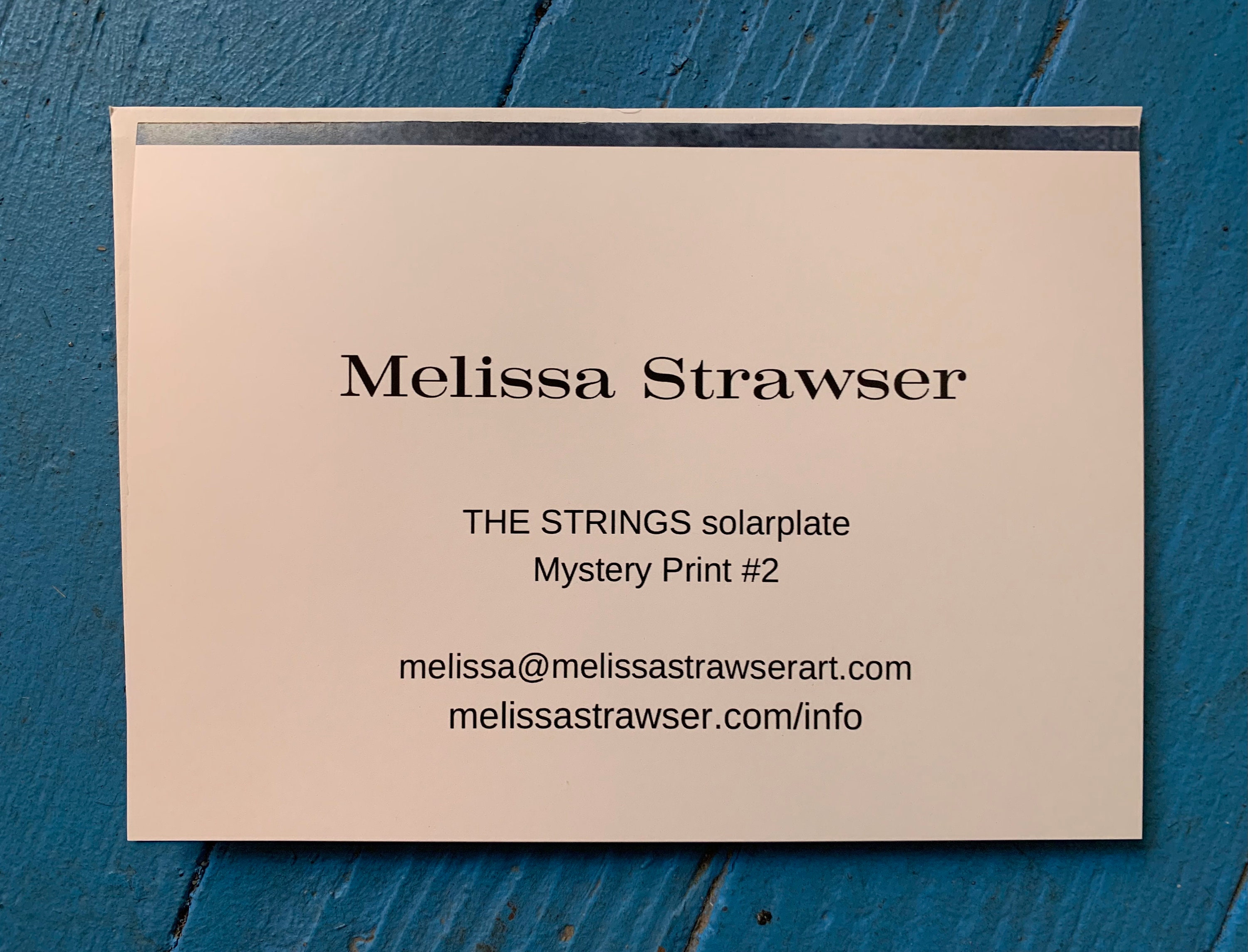 8 ART CARDS Melissa Strawser, Strings Etsy