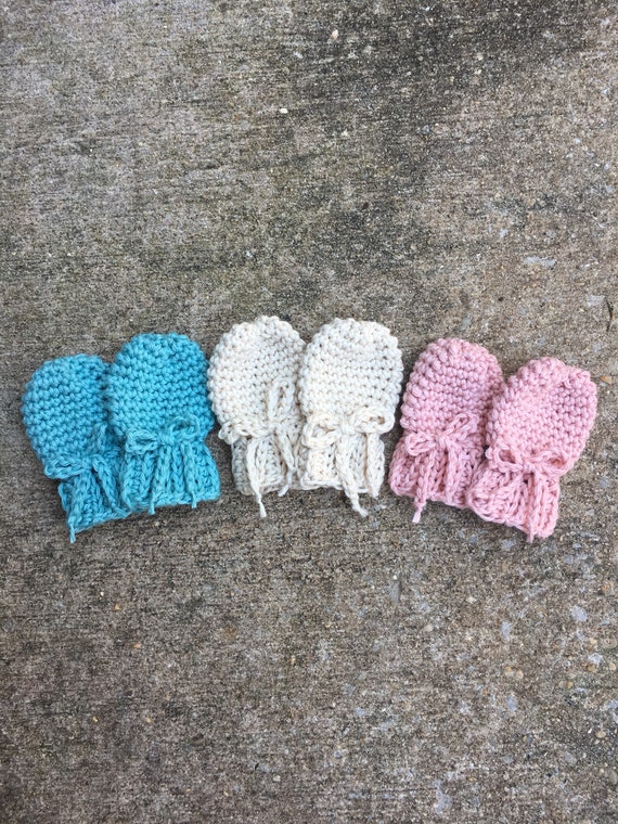 The Parker Mittens Crochet Baby Mittens Newborn Mittens Etsy