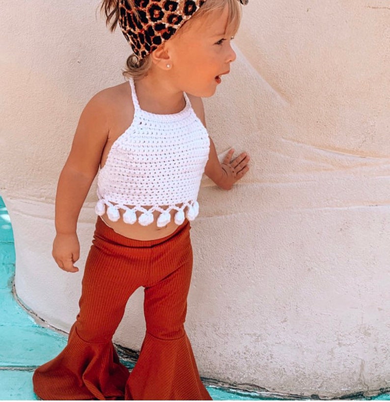 The Kristen Top Baby Crop Top Toddler Crop Top Made to Etsy