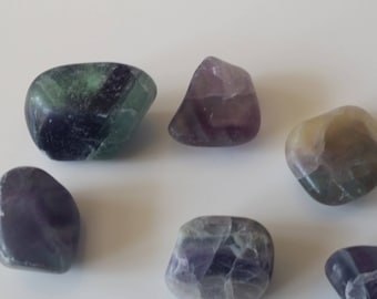 FLUORITE TUMBLED STONE