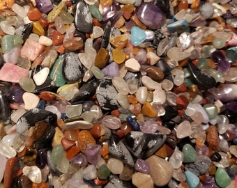 Crystal Chips Bulk Tumbled Gemstone Chips Bulk, Albania Purple Rocks