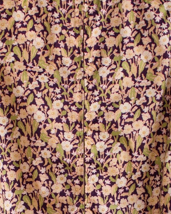 Vintage 60s Floral Long Sleeve Cotton Liberty Pri… - image 8