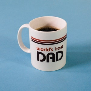 World's Best Dad Mug - Throw Back