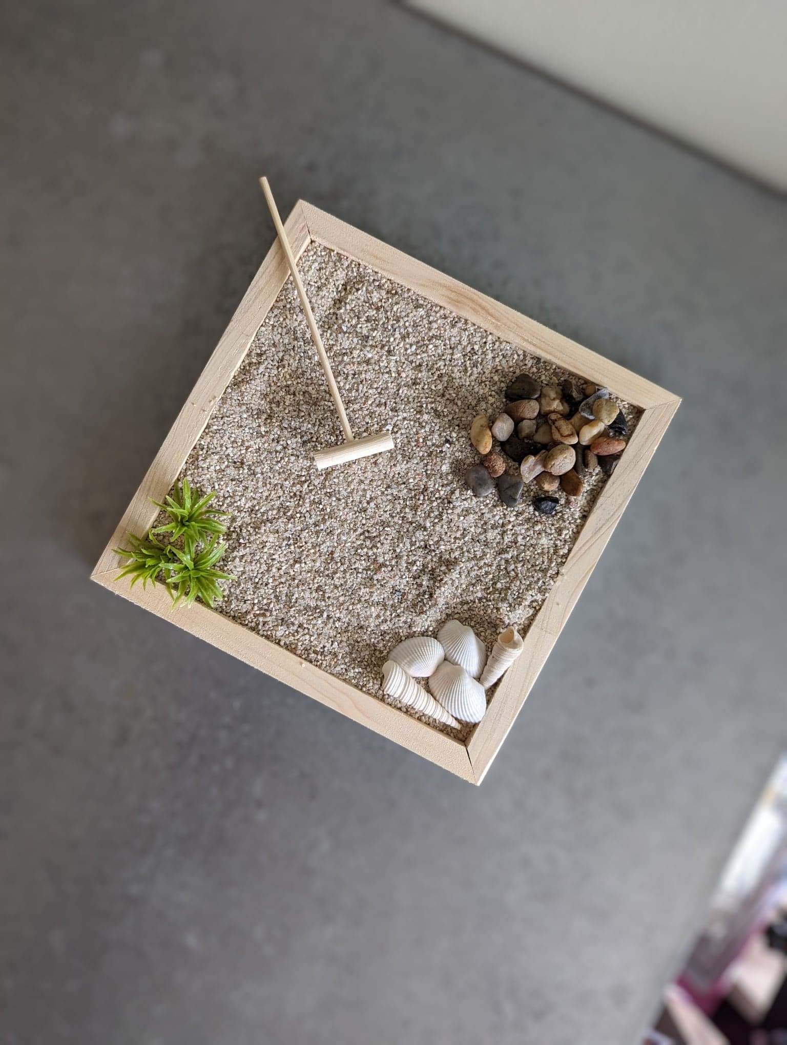 Miniature Beach Themed Zen Garden, Table Top Zen Garden Kit, Meditation Etsy