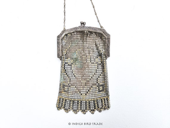 1920s Art Deco Mesh Purse by Whiting and Davis | … - image 4