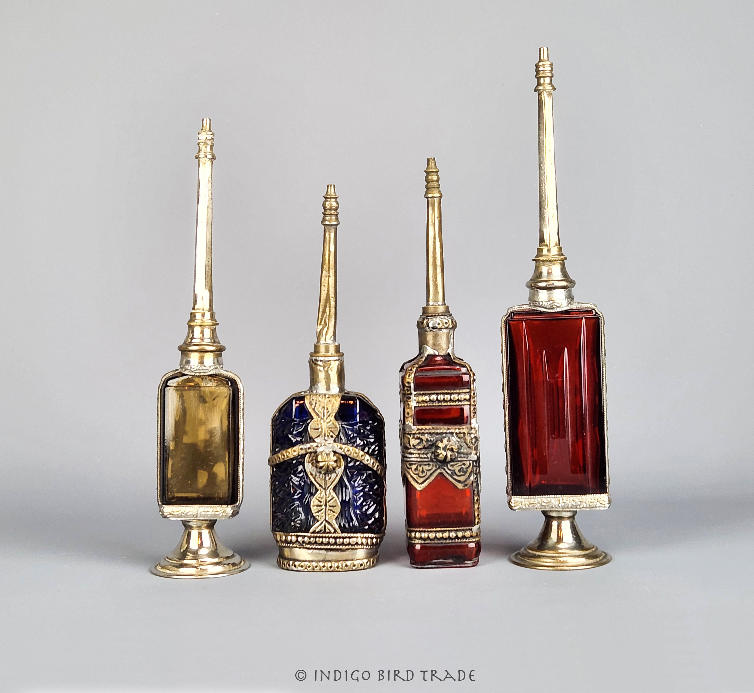 【未開栓】1963年 リスト・デュペロン アルマニャック コレクターズボトル Antique Colorful Art Deco Moroccan Perfume Bottle Rose Water