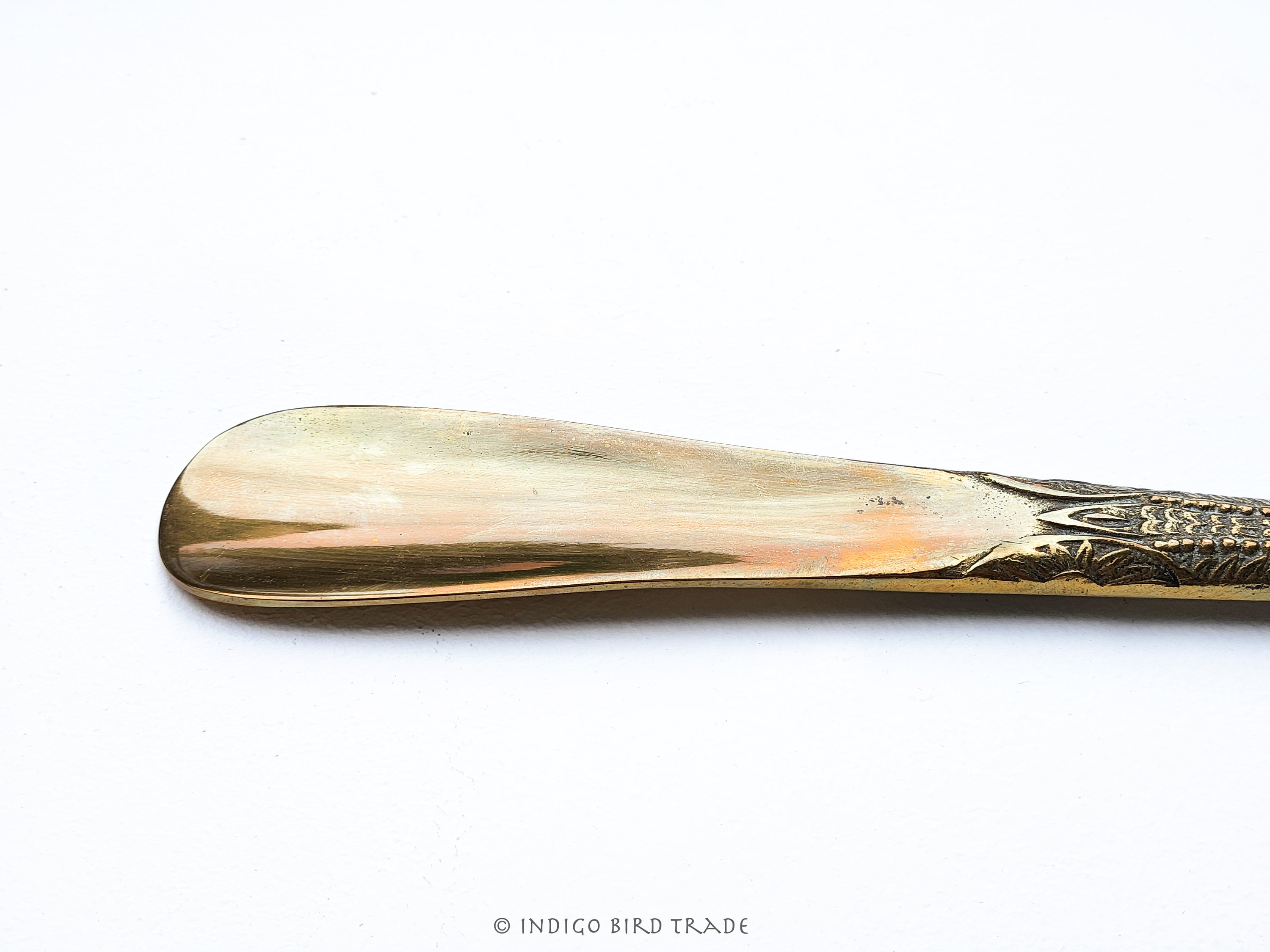 1960s Brass Lion Head Shoe Horn Clothing Brush With Wall Mount Rare 3 Piece Set Vintage 1960s Horse Head Clothes Brush and Shoe Horn Set - Etsy main image 3