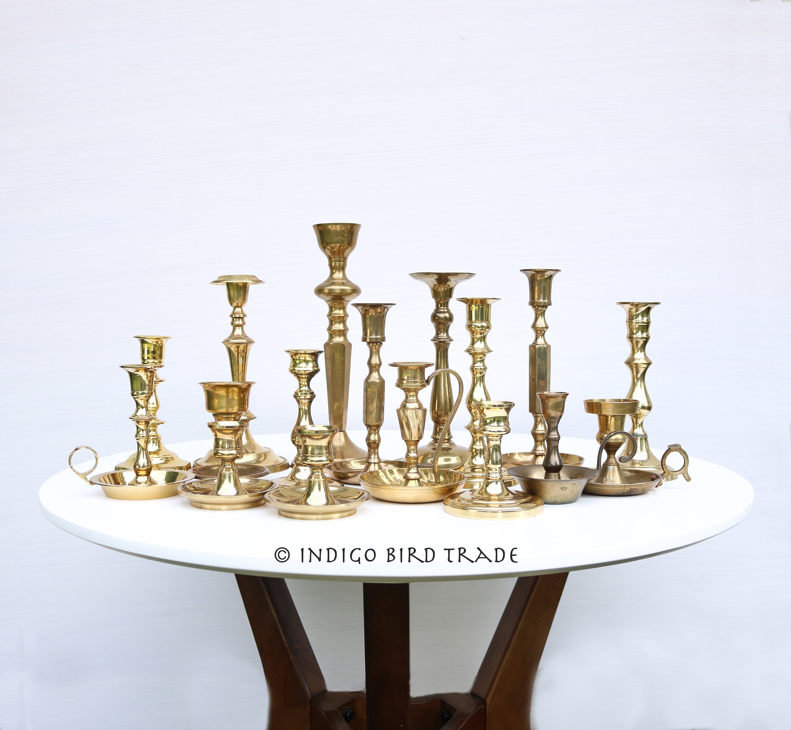 Vintage candle holders wedding deals