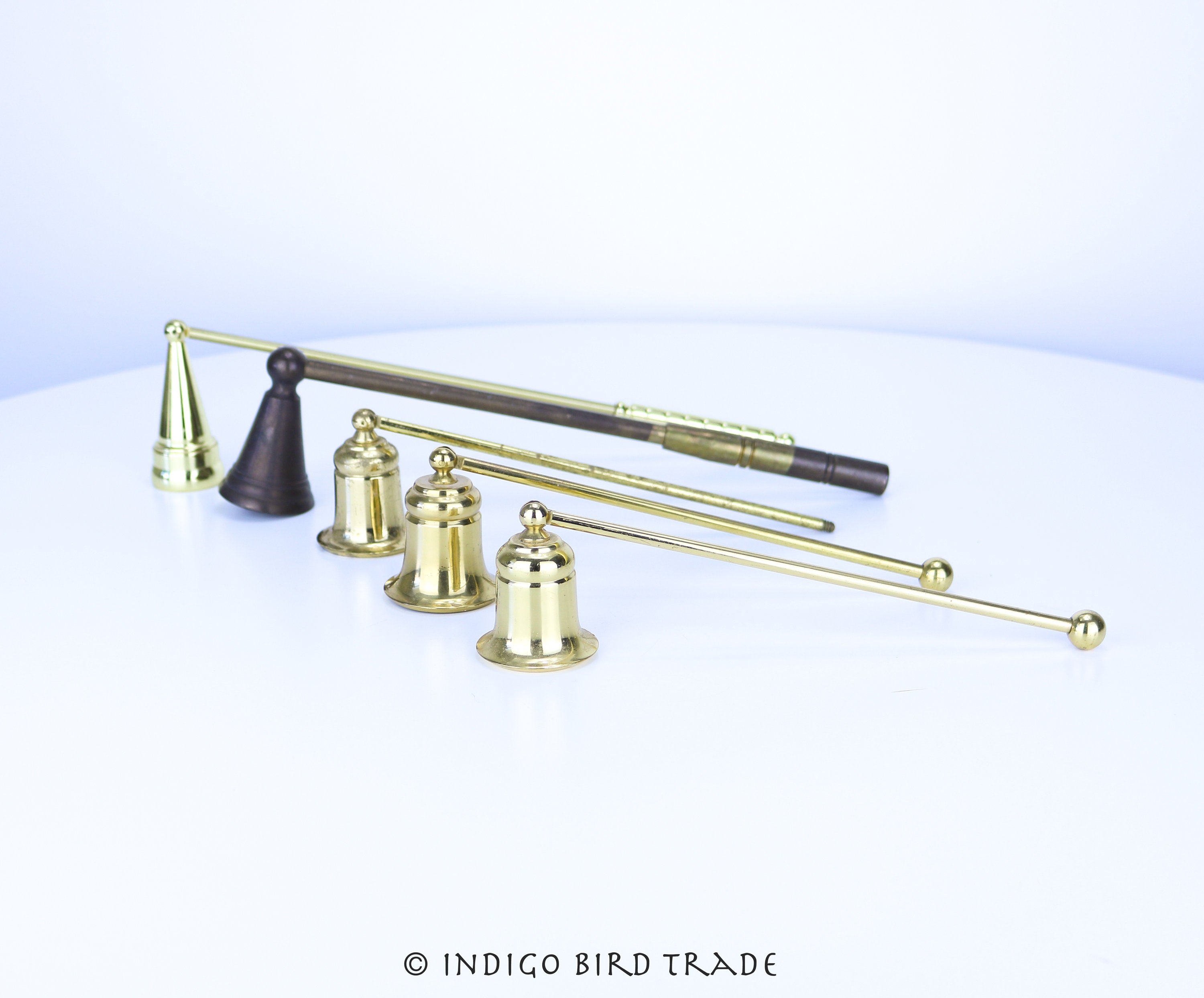 Vintage Brass Candle Snuffer Antique Gold Metal Snuffer Etsy UK