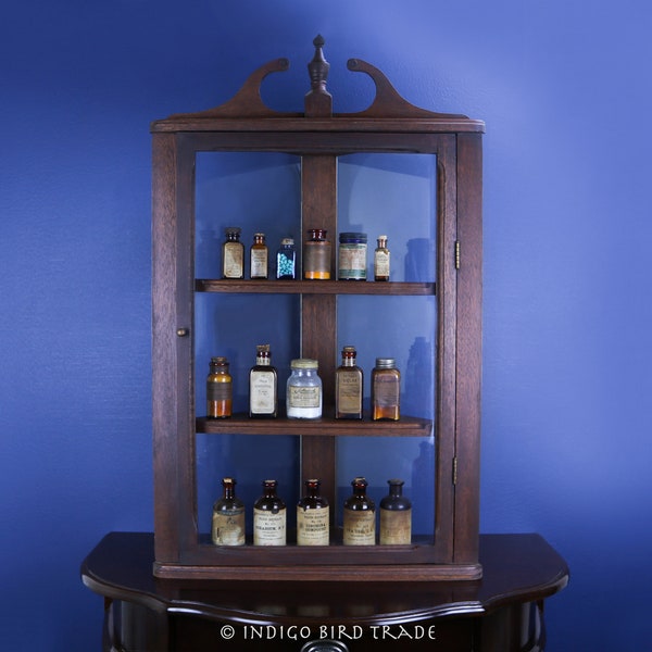 Vintage Glass Apothecary Etsy