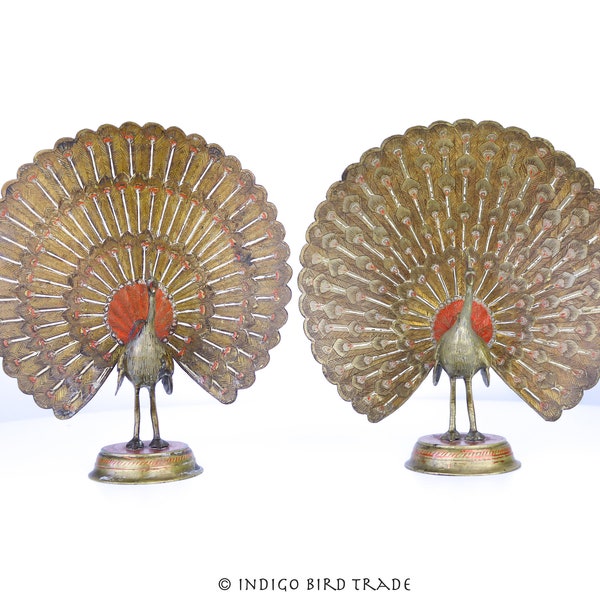 Pair of Peacocks Etsy