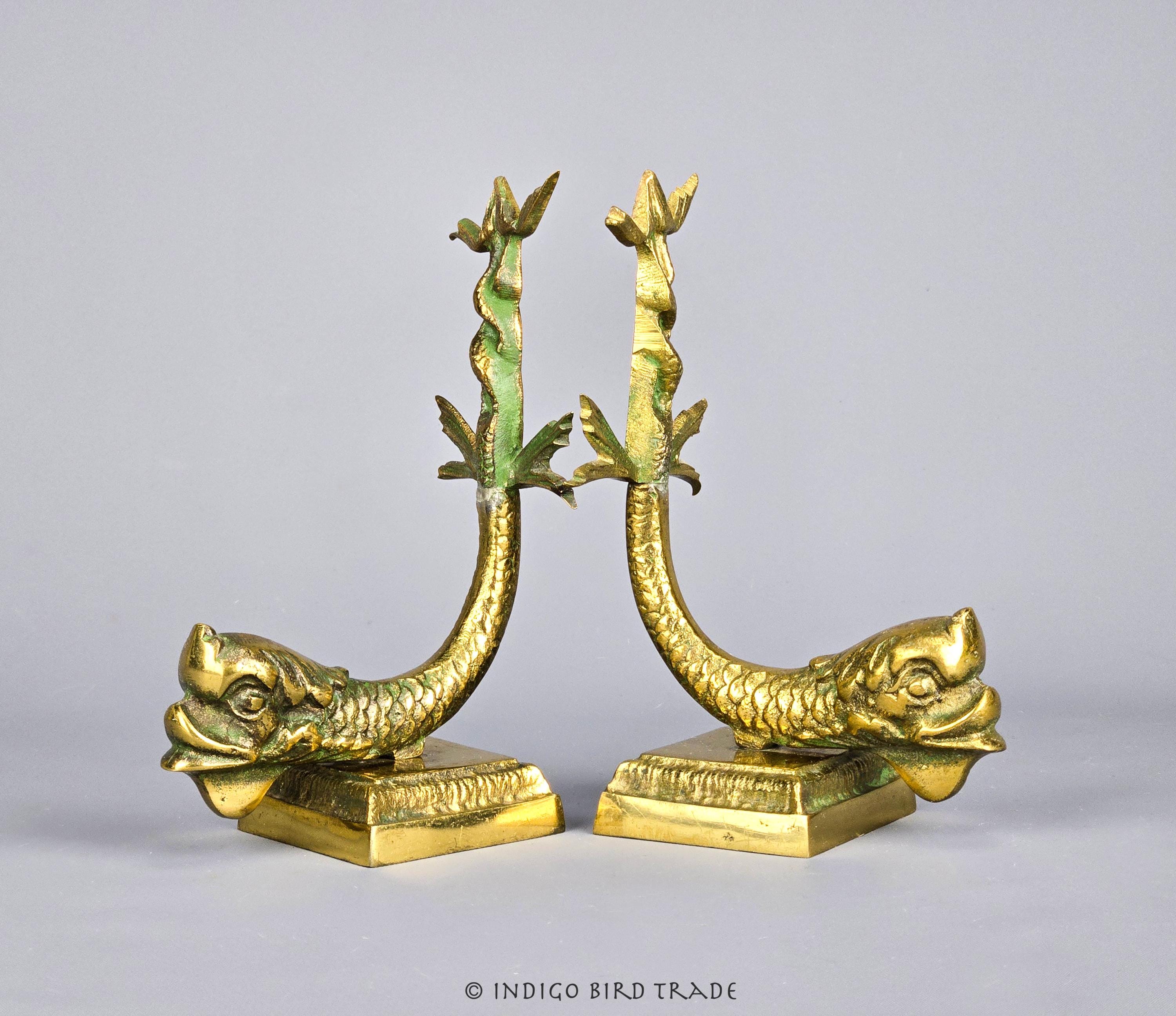 Bronze dolphin statue - Etsy 日本